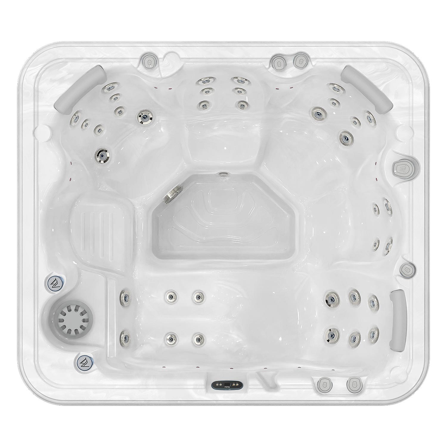 Wellis Milano Life hot tub top view